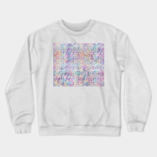 Metalic Holographic Texture Crewneck Sweatshirt